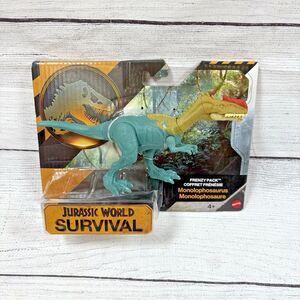 Jurassic World Survival Frenzy Pack MONOLOPHOSAURUS Park Dinosaur Mattel